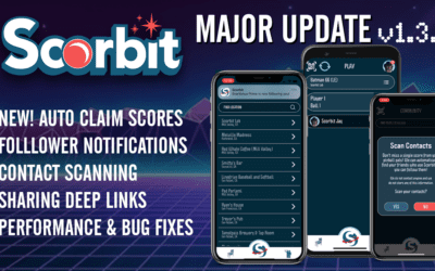 Scorbit v1.3.0 Released – Major App Update and over 2 Million Scores!